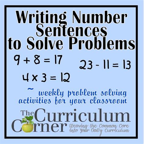 What Is A Number Sentence Math