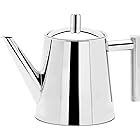 Caf Ole Rt X Rondeo Stainless Steel Tea Pot Easy Pour Teapot With