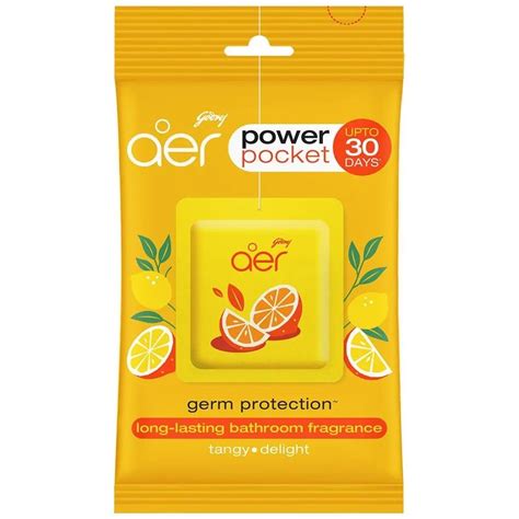 Godrej Aer Power Pocket Air Freshener Bathroom And Toilet Lasts Up