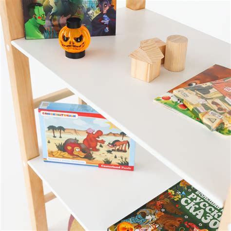 Стеллаж для игрушек и книг в детскую комнату купить SIMBA