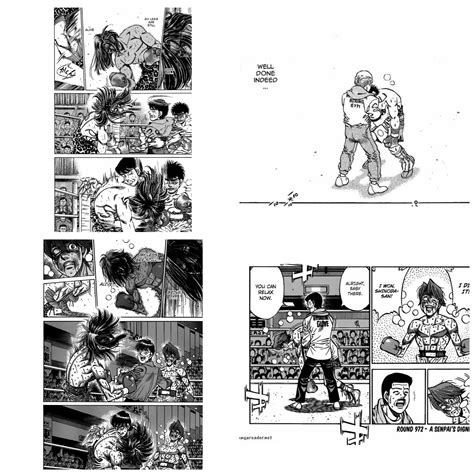 In The Hajime No Ippo Manga Itagaki S Match Against Saeki Was Filled