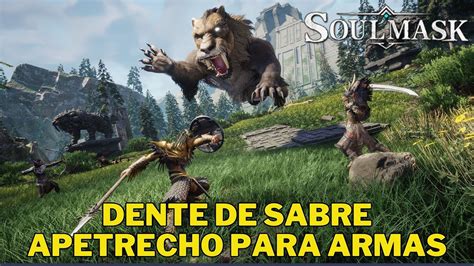 DERROTANDO BOSS DENTE DE SABRE E FARMANDO APETRECHO PARA ARMA Soulmask