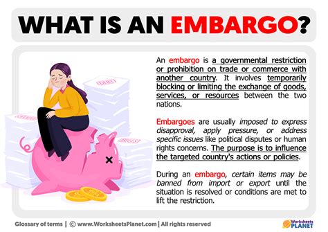 What is an Embargo | Definition of Embargo