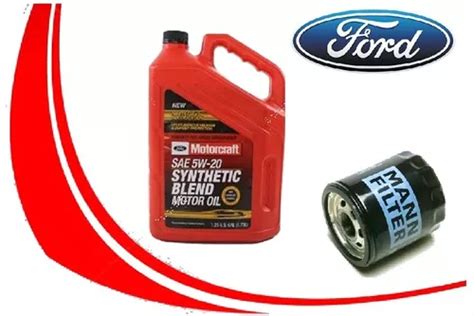 Kit Cambio Aceite Ford Figo Fiesta Formula Sint Tico Env O Gratis