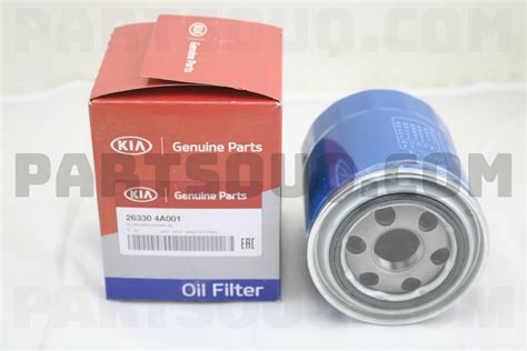 FILTER ASSY ENGINE OIL 263304X000 Hyundai KIA Parts PartSouq