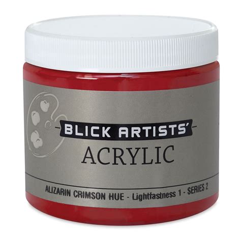 Blick Artists Acrylic Alizarin Crimson Hue Oz Michaels