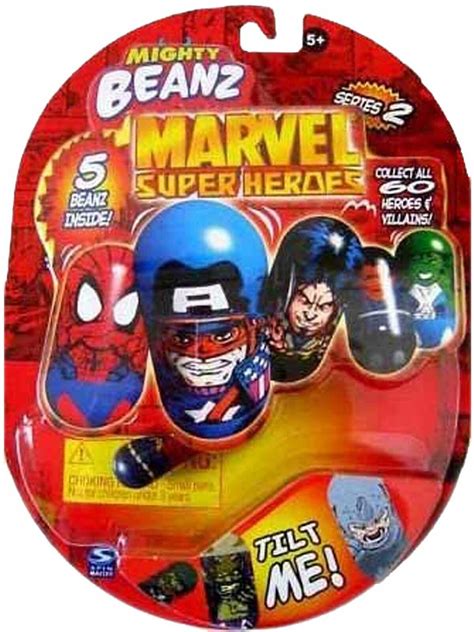 Moose S Mighty Beanz Marvel Super Heroes Series 2 5 Beanz Beans Spin