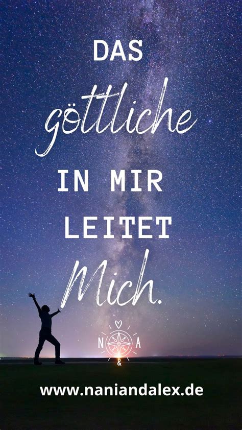 Selbstliebe Affirmation Das Göttliche in mir leitet mich Unser