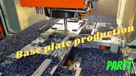 Making Of Base Plate Cnc Milling Part1 Youtube