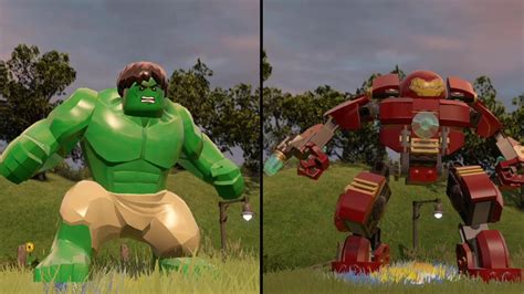 Lego Marvels Avengers Green Hulk Vs Hulkbuster Coop Fight Free