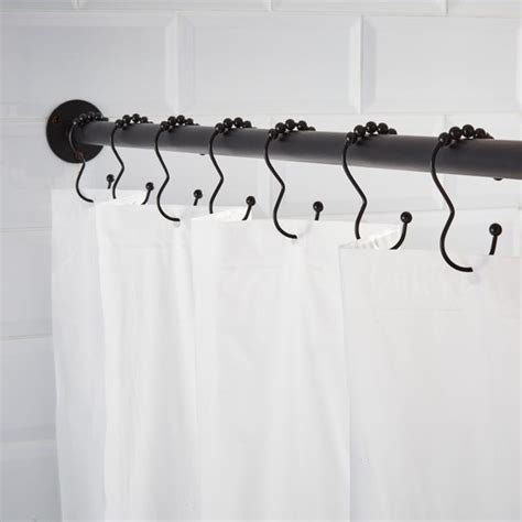 Pack Of 12 3 Shaped Shower Curtain Rings Dunelm