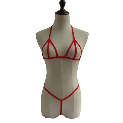 Blue Crotchless Bikini Extreme Micro Bikini Crotch Bikini Open Etsy UK