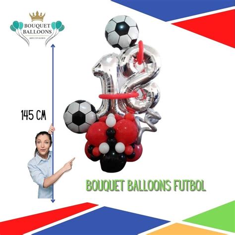 Bouquet Balloons Fútbol In 2022 Balloons Poster Art