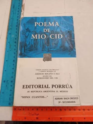 Poema De Mio Cid Editorial Porr A