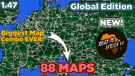 ETS2 1 47 Final Biggest Mega Map Combo EVER YouTube