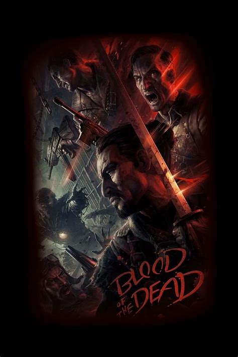 Cod Bo4 Zombies Blood Of The Dead Poster Loading Screen Poster Digital