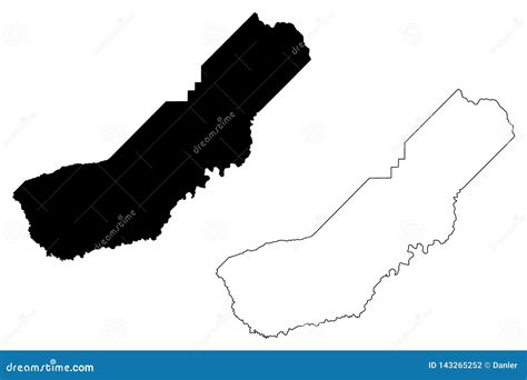 Madera County, California Map Vector | CartoonDealer.com #143265252