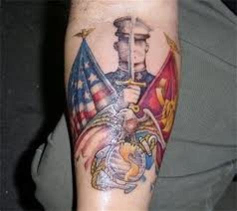 Usmc Tattoo Designs And Meaning Usmc Tattoo Ideas And Pictures Usmc