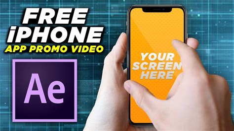 Mobile App Promo After Effects Template Free Printable Templates