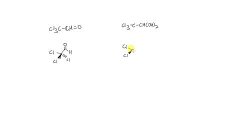 Solved Chloral Cl C Ch O Reacts With Water To Form The Sedative