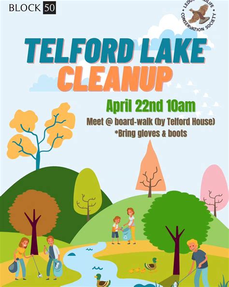 Member Event - Annual Telford Lake Cleanup — Downtown Leduc