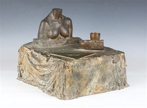 Josep Maria Subirachs I Sitjar A Late 20th Century Spanish Patinated