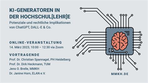 Ki Generatoren In Der Hochschul Lehr E Potenziale Und Rechtliche