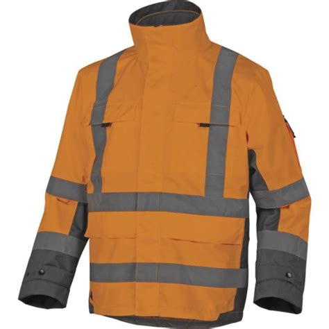 Delta Plus Tarmac Hi Vis Orange In Parka Workwear Co Uk