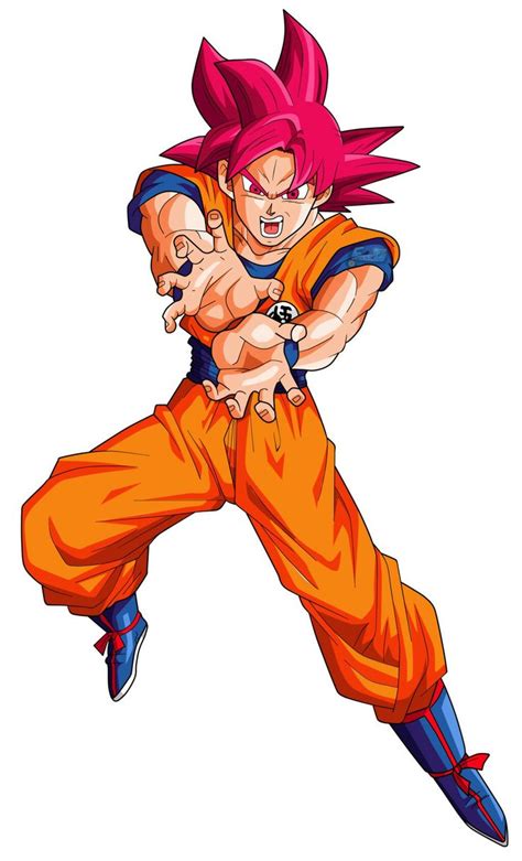 Goku SSJ God Universo 7 Anime Dragon Ball Goku Anime Dragon Ball