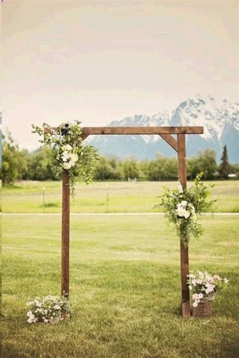 Wedding Arch Greenery Simple Wedding Arch Wood Wedding Arches