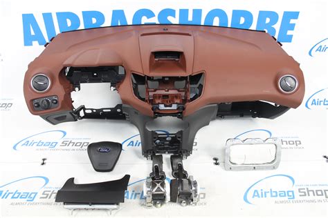 Airbag Set Dashboard Beige Ford Fiesta MK7 Airbagshop Be