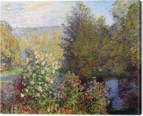 Canvastavla Claude Monet Hörnet Av Trädgården På Montgeron Pixersse