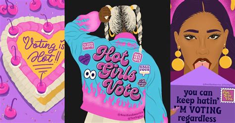 Hot Girls Vote Wants You To Register For The November Election Flipboard
