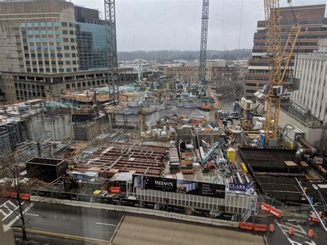 View of the Purple Line Station Construction | Scrolller
