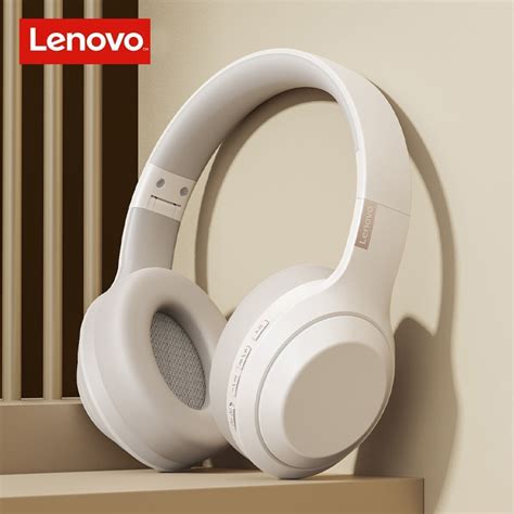 Lenovo Original Thinkplus Th10 Stereo Wireless Headphones Bluetooth Earphones Hifi Bass Music