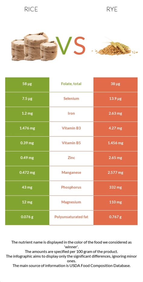 Rice Vs Rye — In Depth Nutrition Comparison