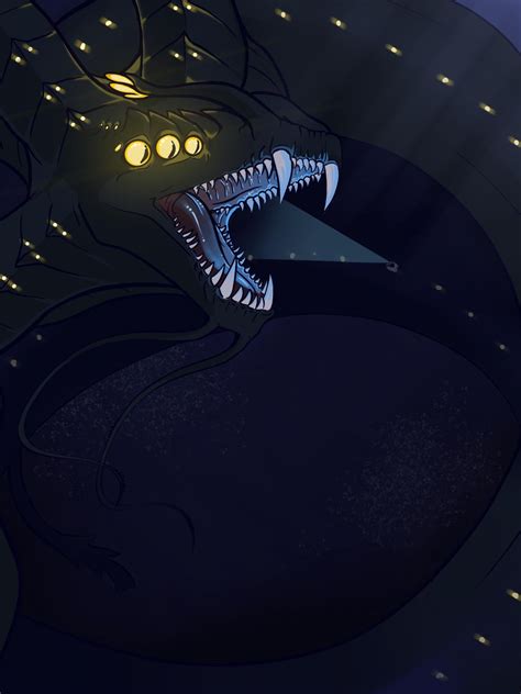 [Spoilers] Drew the Gargantuan Leviathan :) : r/subnautica