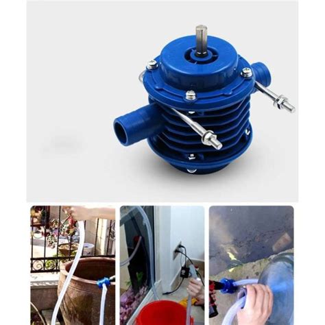 Heavy Duty Self Priming Hand Electric Drill Water Pump Home Garden