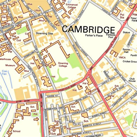 Cambridge Street Map By Paul Johnson Offline Maps Avenza Maps
