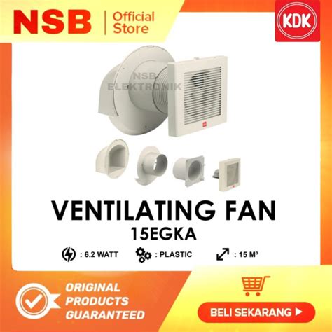 Jual Ori Kipas Celing Exhaust Fan Dinding Plafon Kamar Mandi Kdk 6 Inch