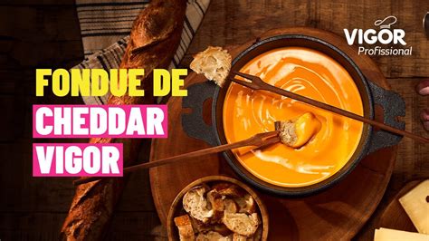 Fondue De Molho Cheddar Vigor Vigor Profissional Youtube