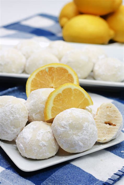 Lemon Snowball Cookies From Scratch An Organized Chaos