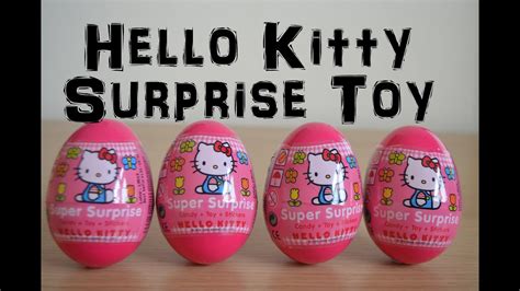 Hello Kitty Sanrio Super Surprise Eggs Figures Kiti Howaito Kitty White Toy Harō Kiti Review