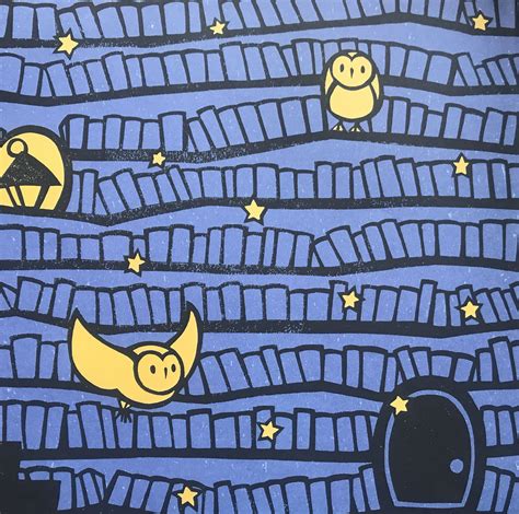 The Midnight Library By Kazuno Kohara Endpaper Detail Illustration