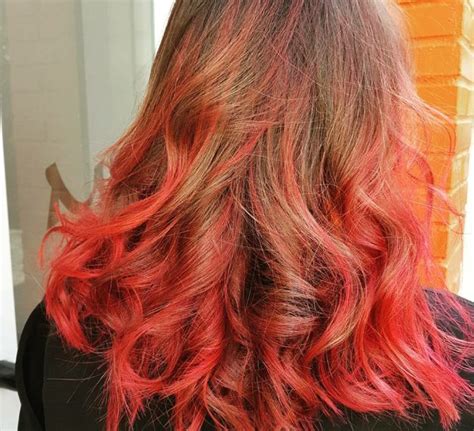 Balayage Rosso Sfumature Fiammeggianti Per Ravvivare La Chioma