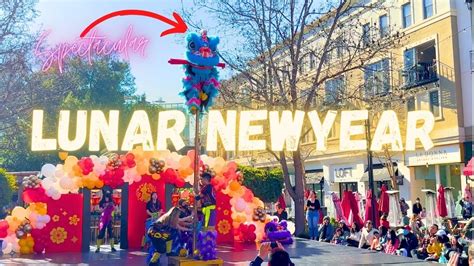 Lunar New Year Chinese Celebration Santana Row San Jose Ca Youtube