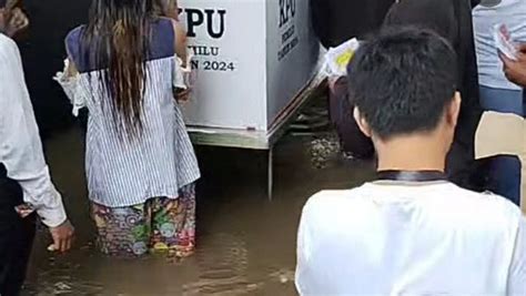 Bertambah Tps Di Jakarta Terendam Banjir Pada Hari Pencoblosan