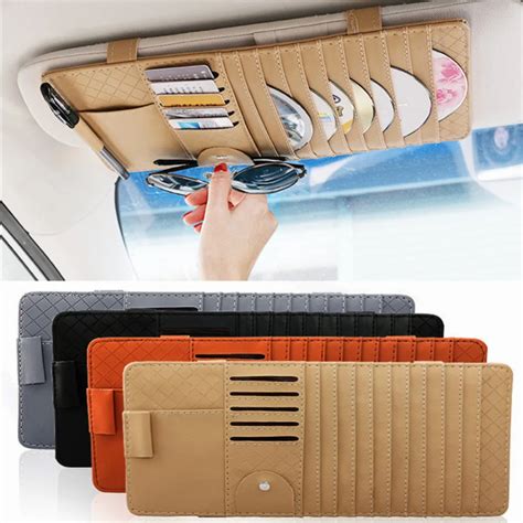 Car Sun Visor Organizer Storage Holder Car Styling Visor CD Organizer ...