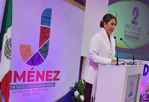 Rinde Su Segundo Informe De Gobierno Alcaldesa De Jim Nez Claudia