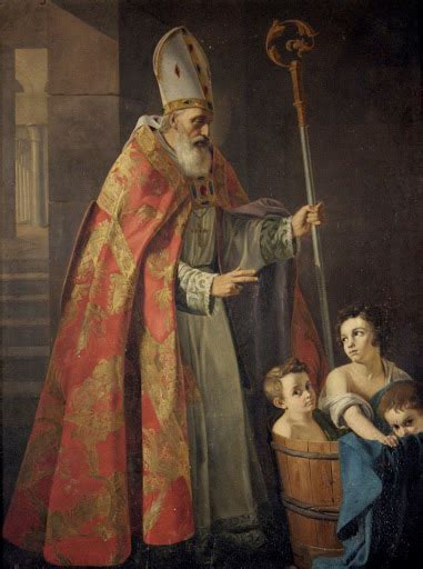 Saint Nicholas Of Myra Feast With The Saints